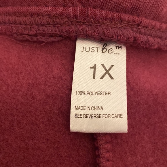 NWOT Just Be Joggers…size 1X - Picture 3 of 3